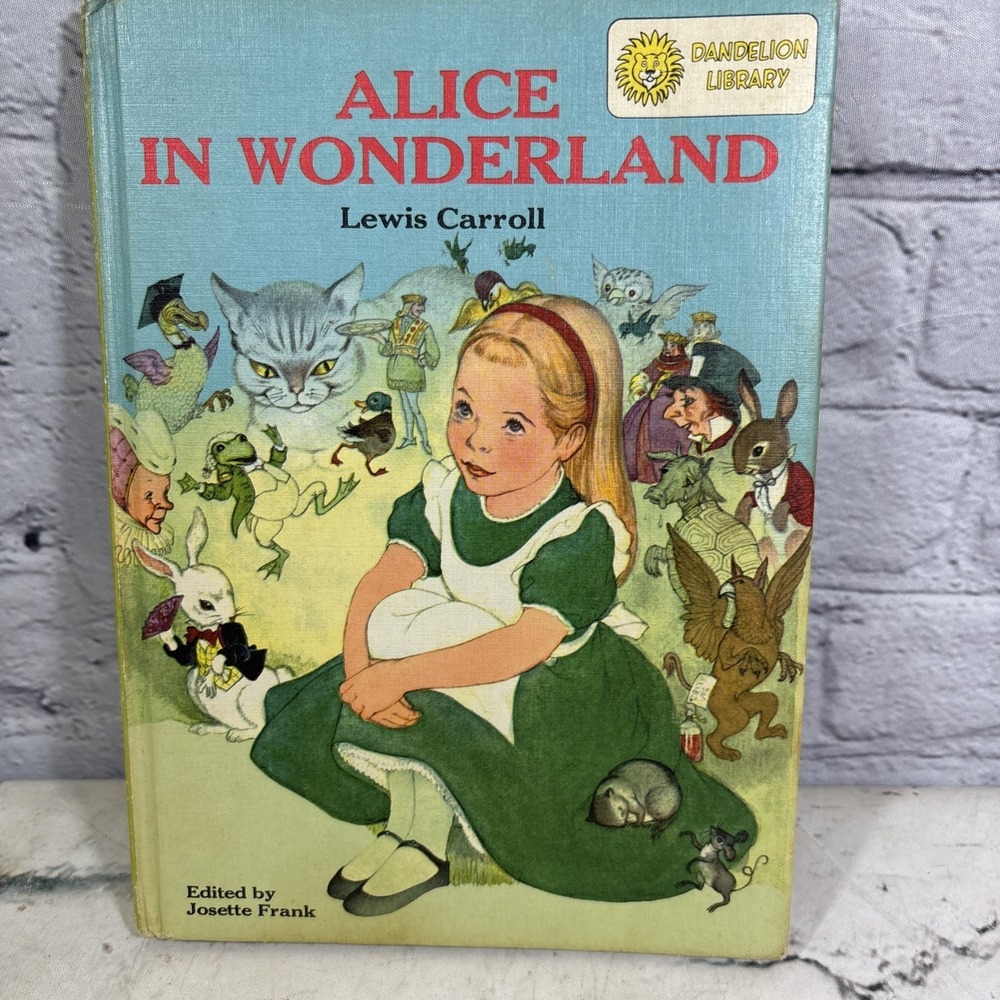 1955 Alice in Wonderland/Peter Pan Dandelion Library Flip Book